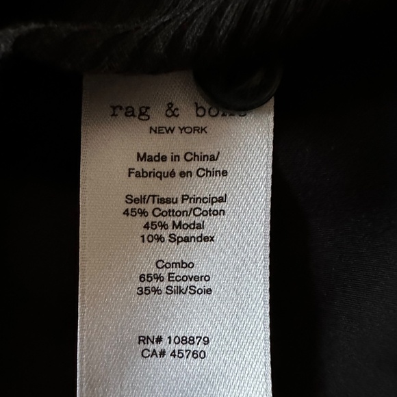 Rag & Bone The Ribbed Mix Media Button Down - Size S - NEW With Tags. - Picture 14 of 16